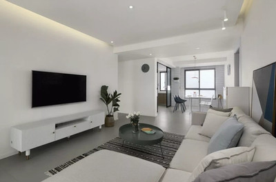 合肥115平簡(jiǎn)約風(fēng)三室兩廳裝修效果圖,簡(jiǎn)單清新又不失溫馨感!