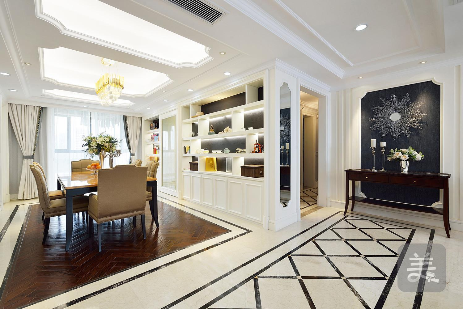 大連新房裝修-三室兩廳輕奢簡約美式風(fēng)格